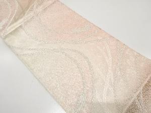 アンティーク　組紐に花模様織り出し袋帯（材料）